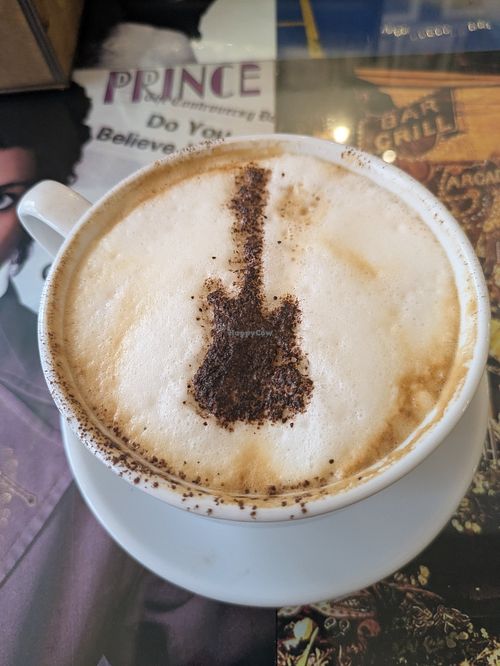 Oat milk cappuccino at FortyFive in York