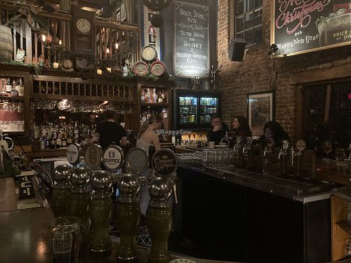 Bar area  at Brick Store in Decatur