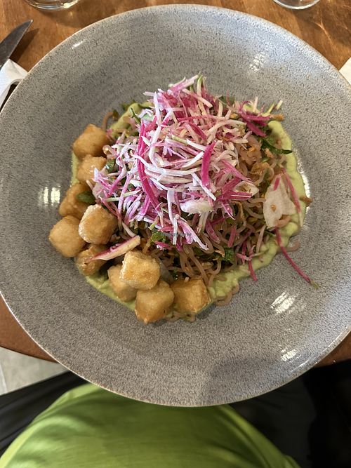 Sesame Citrus Tofu Noodle Bowl  at Earls Kitchen + Bar in Kamloops