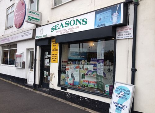Outside at Seasons Wholefoods in Chester-le-street