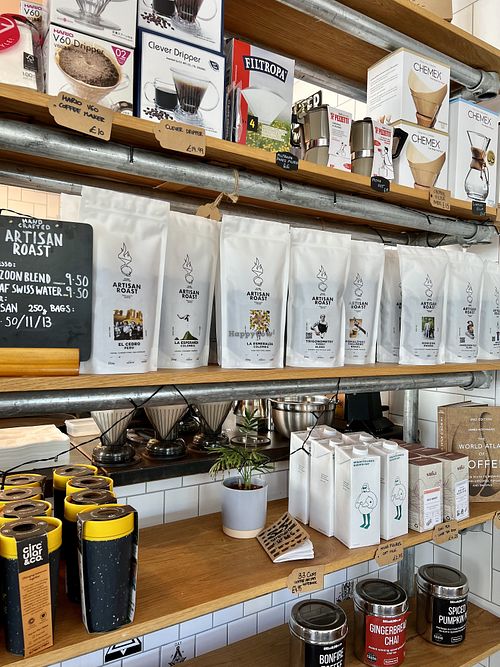 Shop corner  at The Cult of Coffee in Aberdeen