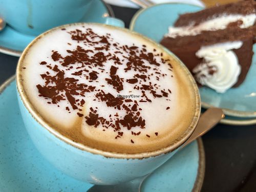 Oat milk Cappuccino   at The Cult of Coffee in Aberdeen