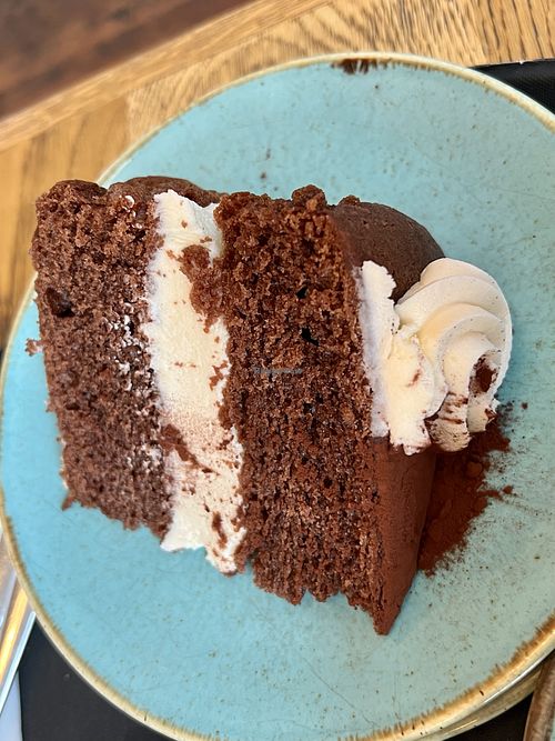 Vegan Chocolate cake  at The Cult of Coffee in Aberdeen