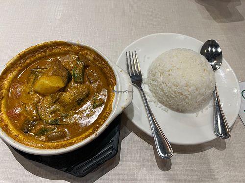 Thai curry rice $5.90- delicious!  at D'Life Signature 蔬品軒 - Novena in Central Singapore