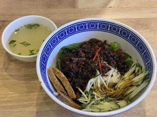 Minced meat rice   at D'Life Signature 蔬品軒 - Novena in Central Singapore