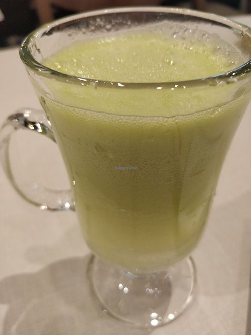 Green apple juice at D'Life Signature 蔬品軒 - Novena in Central Singapore
