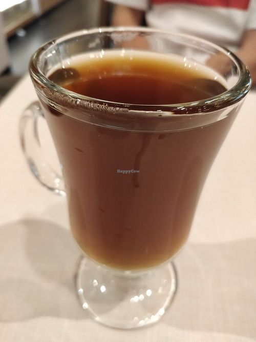 Hot Ginger and lemongrass drink at D'Life Signature 蔬品軒 - Novena in Central Singapore
