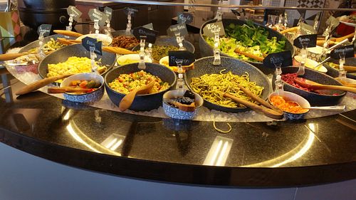Cold buffet at Aja in Zurich