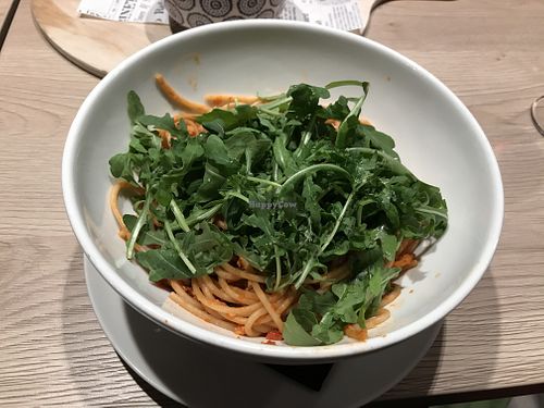 Vegan Bolognese  at Aja in Zurich