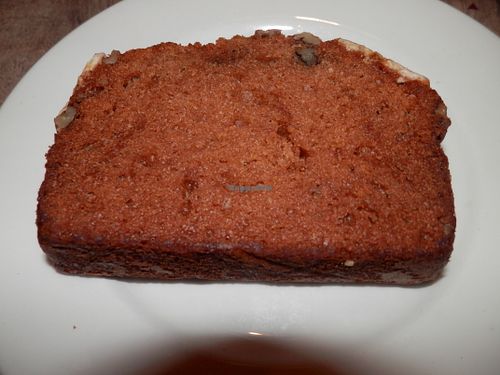 Banana pecan slice at Costa Coffee in Wisbech