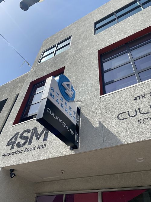 Outside of 4th Street Culinary Lab (La Vegana Mexicana Inside)  at La Vegana Mexicana in Santa Ana