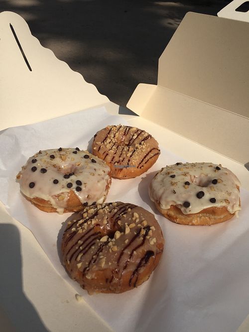 Peanut butter and jelly/ Lucuma manjar  at Donut Corp - Antonio Bellet in Santiago