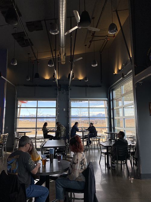Mountain View at Collision Brewing Company and Restaurant in Longmont