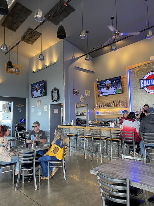 Interior at Collision Brewing Company and Restaurant in Longmont