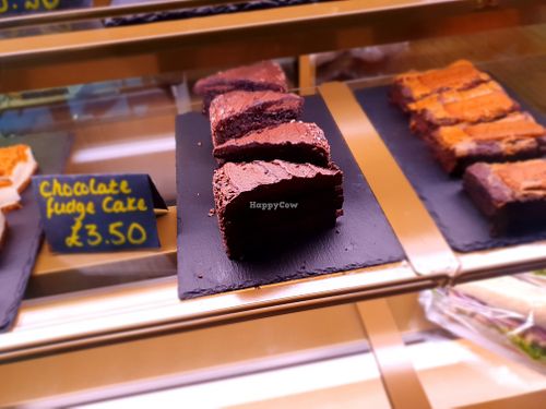 Chocolate fudge cake - did not try but looked good. at Beare's Pantry in Wadebridge