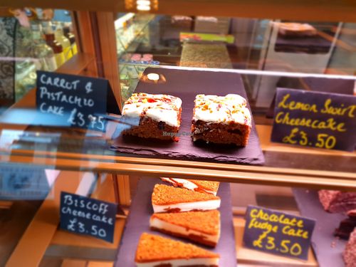 Carrot and pistachio cake - did not try but looked good. at Beare's Pantry in Wadebridge