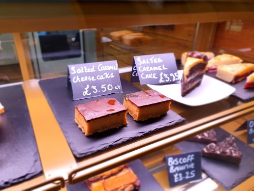 Salted caramel cheesecake - did try this, was great. at Beare's Pantry in Wadebridge