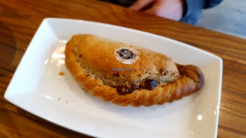 Another pasty - leek and vegan feta, I think? Also lovely. at Beare's Pantry in Wadebridge