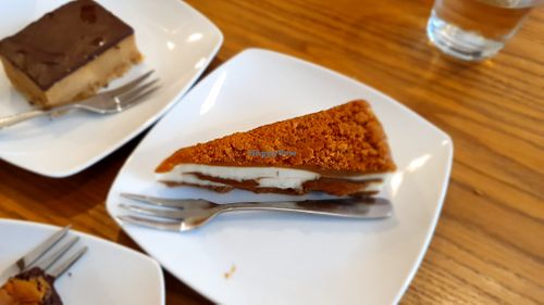 Biscoff cheesecake - very caramelly in the middle. To die for. at Beare's Pantry in Wadebridge