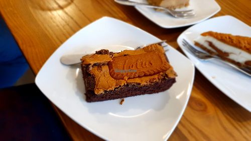 Biscoff brownie - very good. at Beare's Pantry in Wadebridge