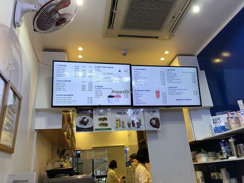 Register area  at Snowy House Dessert Cafe in Denarau