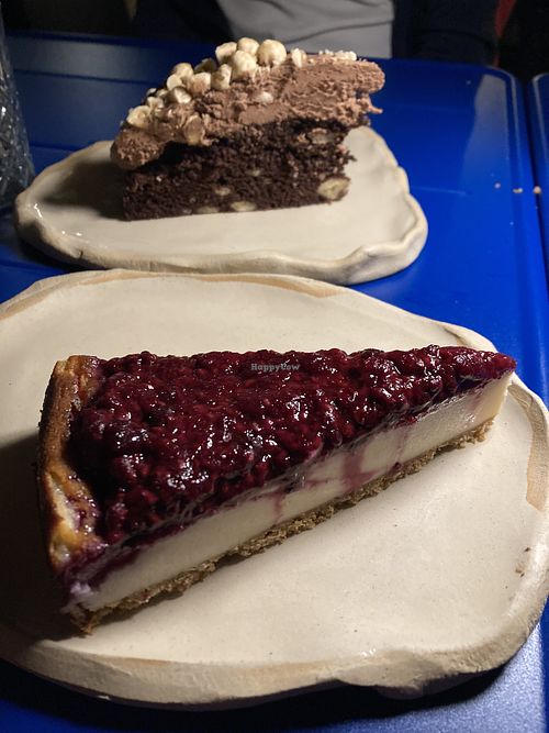 Desserts  at Veganika in Ljubljana