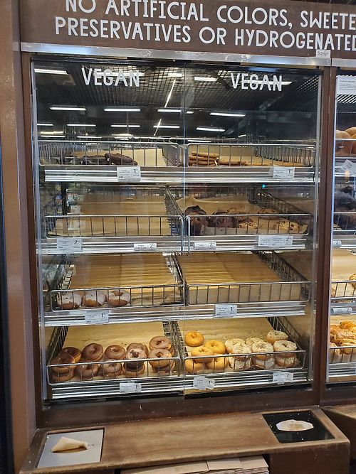 Vegan baked goods section at Whole Foods Market in Venice