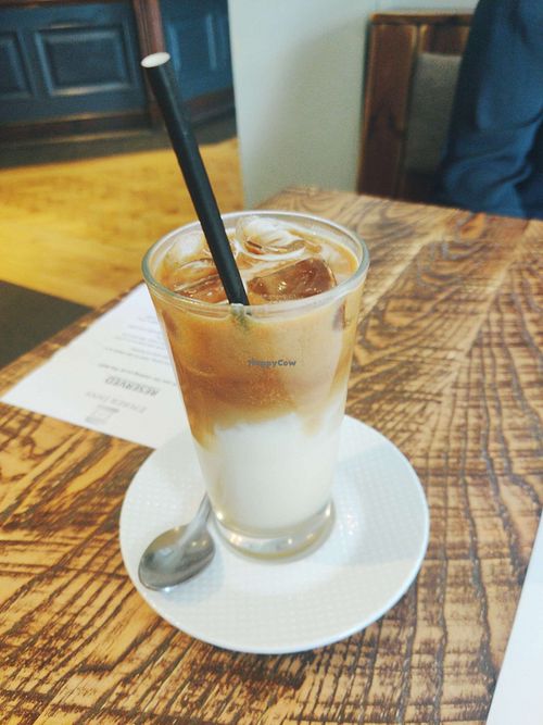 Vegan Iced Latte w/ Vanilla at The Bell in Walsall