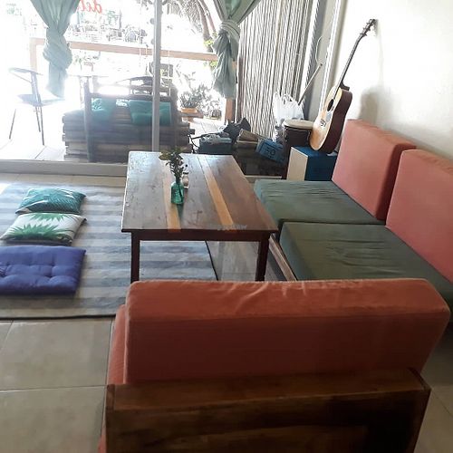 Inside at Om Burger in Koh Phangan