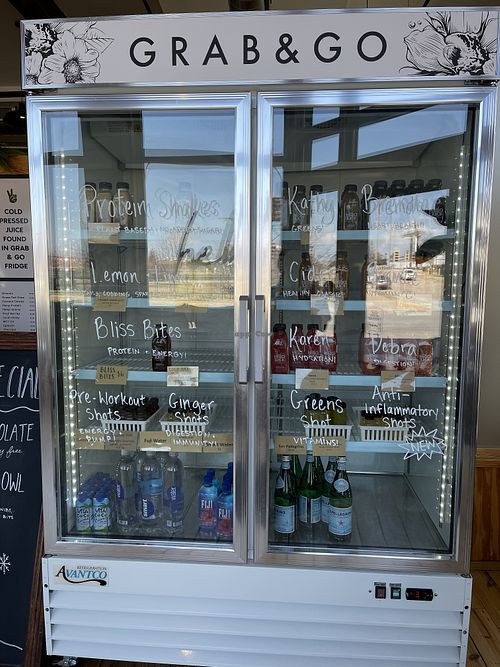 Cold case  at Hello Juice in St Louis