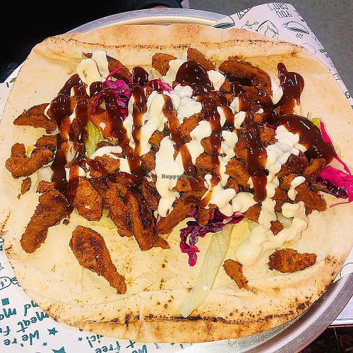 Döner kebab wrap  at Vegan Munch in Birmingham