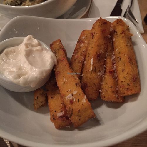 polenta chips at Stereo in Glasgow