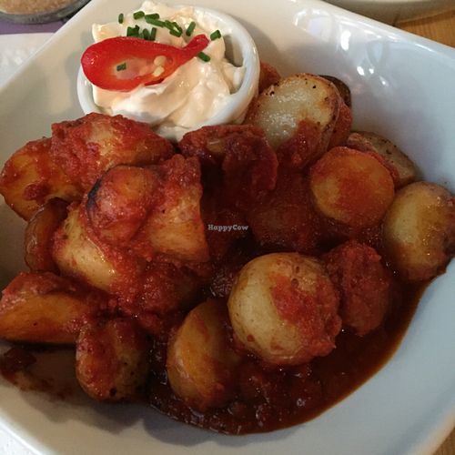 batata bravas  at Stereo in Glasgow