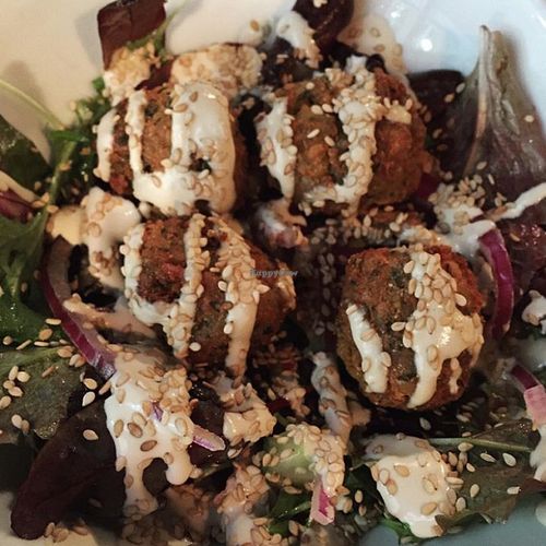 falafel salad  at Stereo in Glasgow