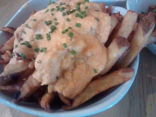 August 2016 - chips with cashew cheeze at Stereo in Glasgow