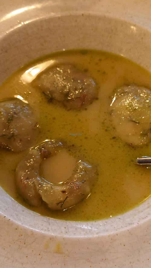 Potato dumplings at Stereo in Glasgow