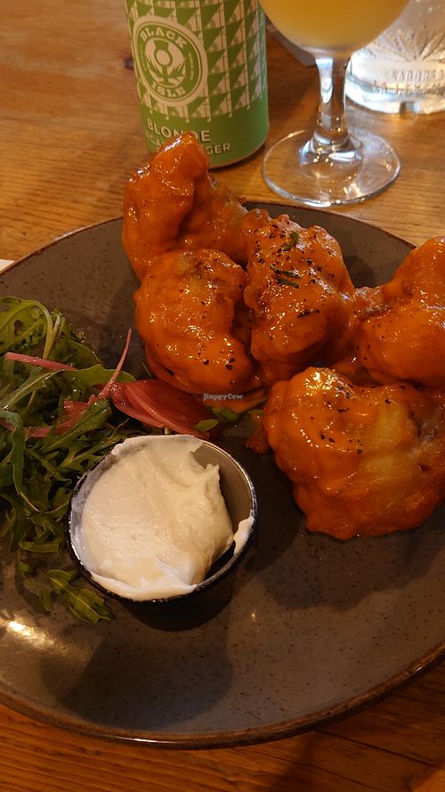 Cauliflower wings omg so good at Stereo in Glasgow