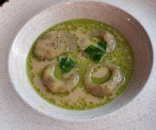 Silesian potato dumplings at Stereo in Glasgow