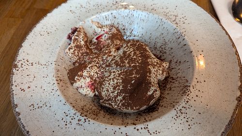 Black Forest tiramisu at Stereo in Glasgow