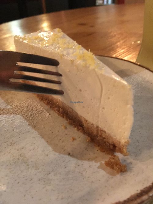 Lemon cheesecake  at Stereo in Glasgow