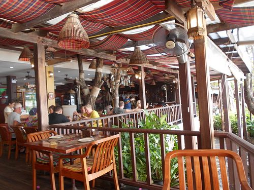 Seating at Cabbages & Condoms in Pattaya