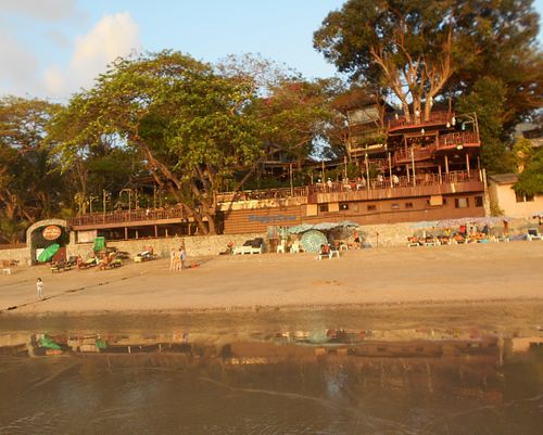 View from beach at Cabbages & Condoms in Pattaya