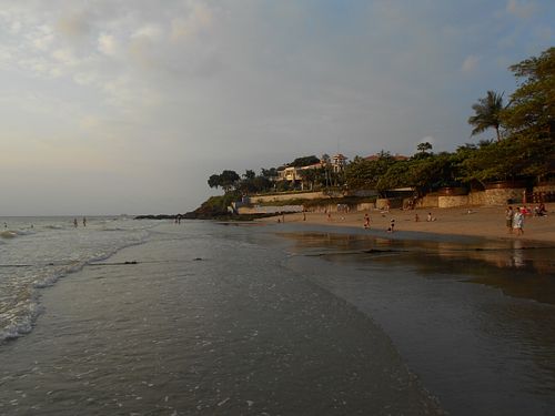 Beach below the restaurant - bring  bathing suit at Cabbages & Condoms in Pattaya