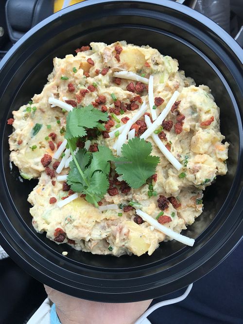 Potato salad at One Grub Community in El Paso