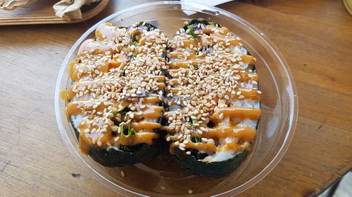 Onigirazu at LOV - Lacanau Océan Vegan in Lacanau