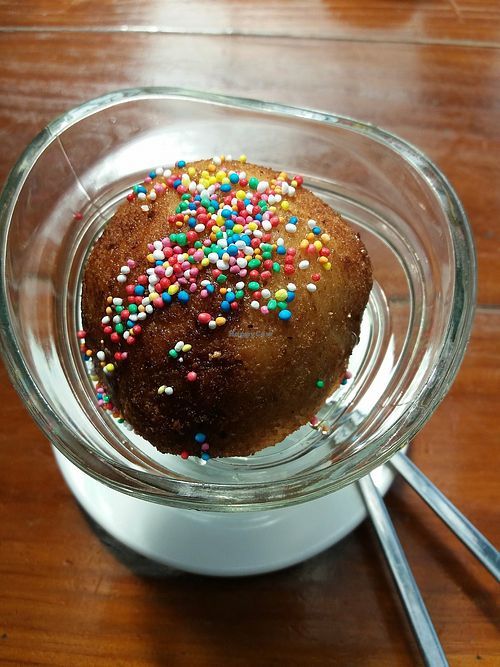 tofu ice cream with maple at Tian Ci Vegan in Darlington