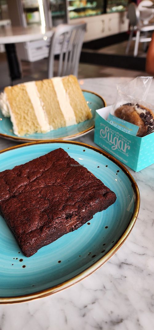 Brownie, cake, icecream sandwich at For the Love of Sugar in Detroit