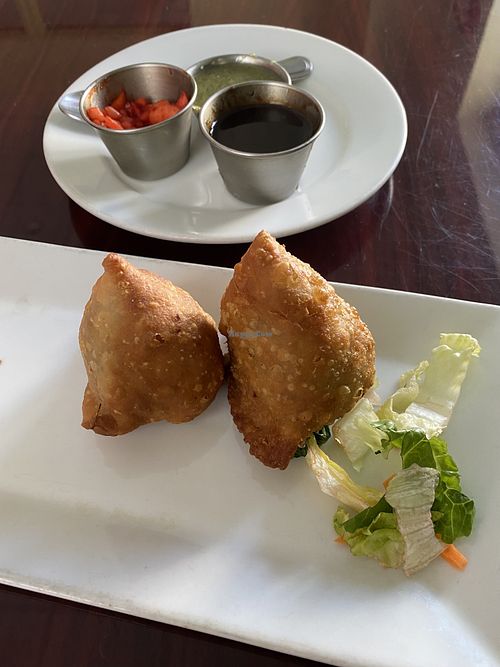 Samosas  at Kathmandu Kitchen & Bar in Mansfield
