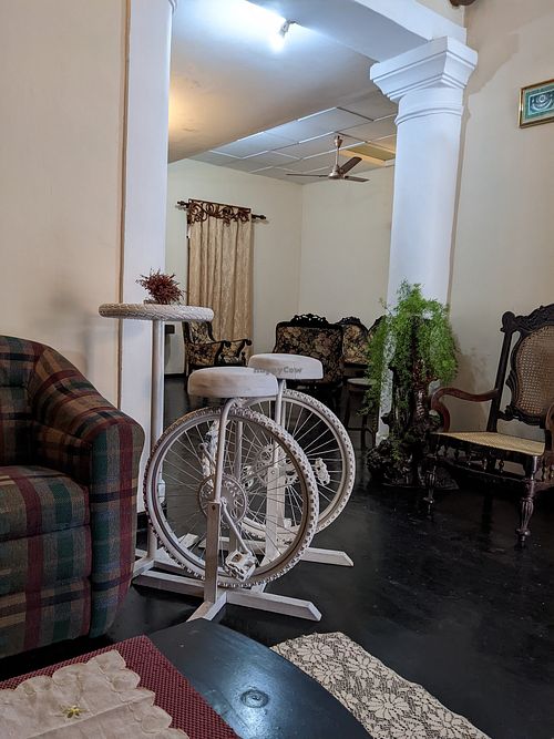 Inside at Cafe 82 in Galle