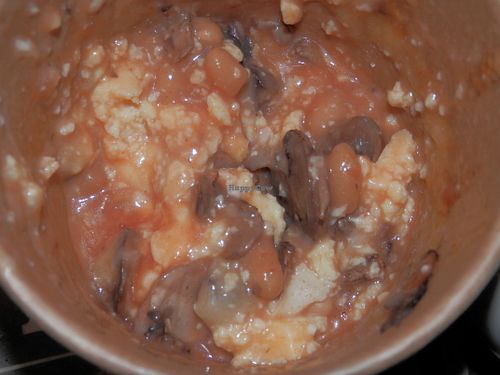 Vegetarian breakfast pot at Costa Coffee in Hunstanton